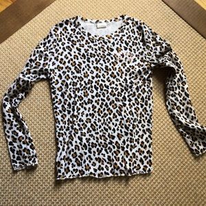 Zara Leopard Print Top, Size 11/12